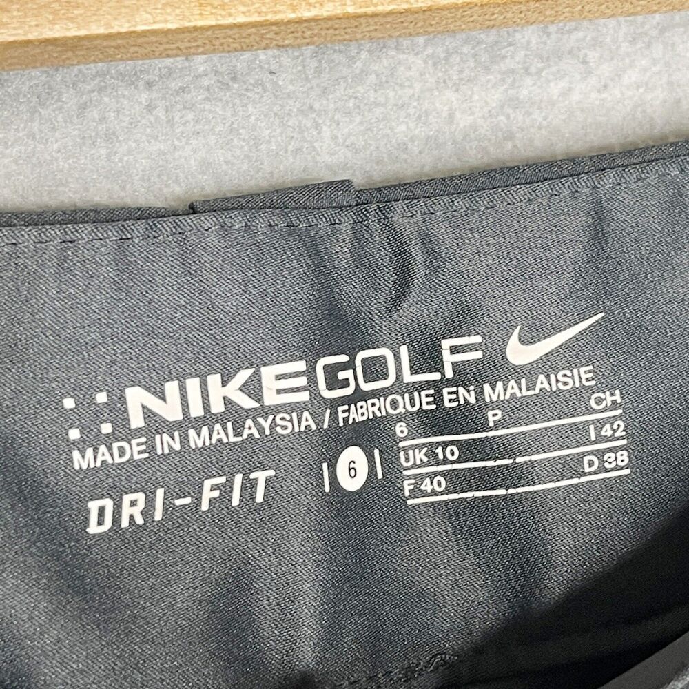 Nike Golf Shorts Size 6 Womens Dri Fit Black 5” Inseam Athletic 256863 Ladies - Picture 2 of 6